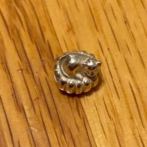 Pandora cat on pumpkin charm